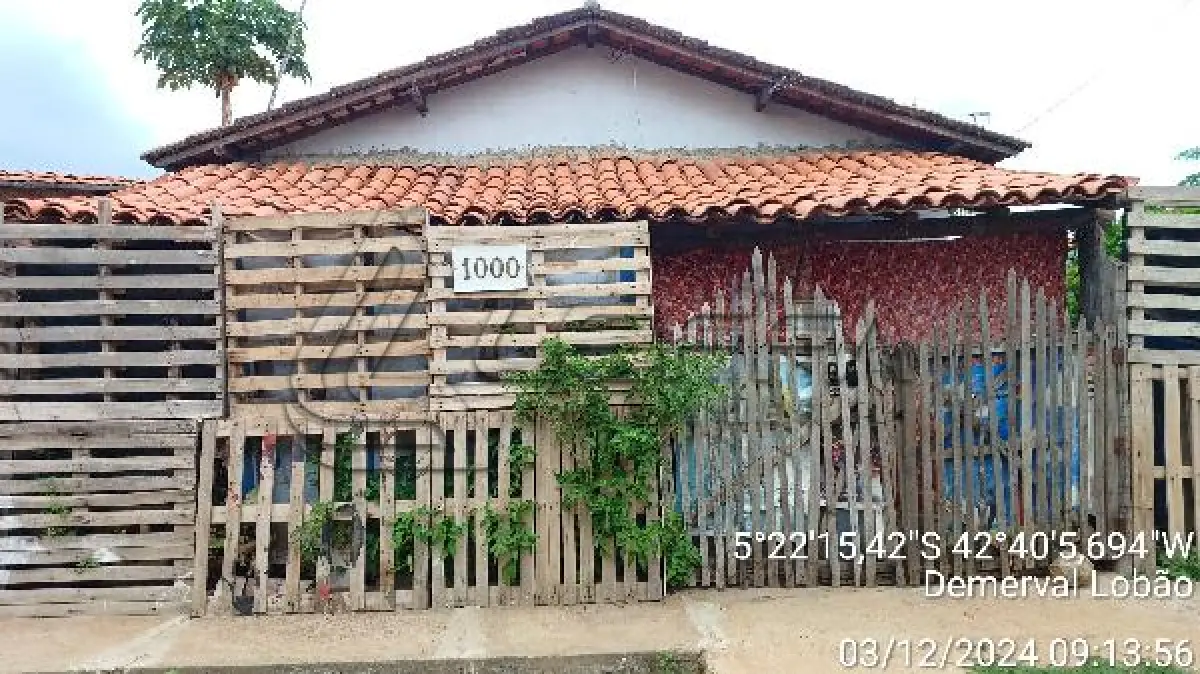 LOTE 204 - Casa / ESTADO: PI / CIDADE: DEMERVAL LOBAO / 0