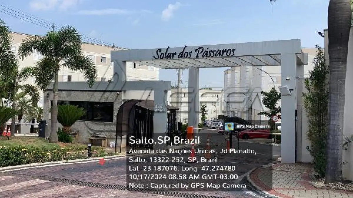 LOTE 449 - Apartamento / ESTADO: SP / CIDADE: SALTO / COND RES PARQUE SOLAR DOS PASSAROS