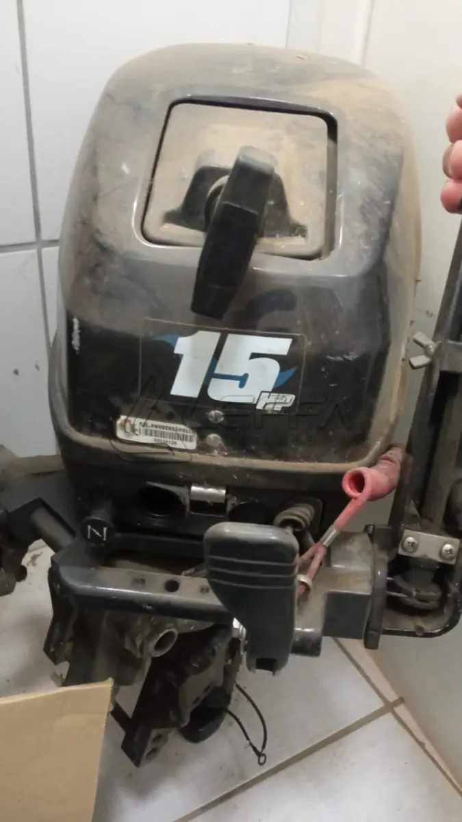 LOTE 028 - MOTOR DE POPA KAWASHIMA 15HP