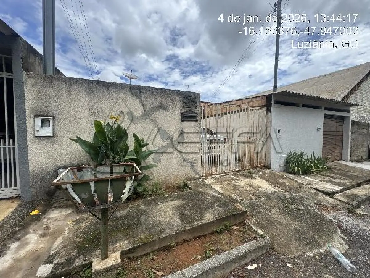 LOTE 058 - Casa / ESTADO: GO / CIDADE: LUZIANIA / COND RES MATEUS FERREIRA DINIZ