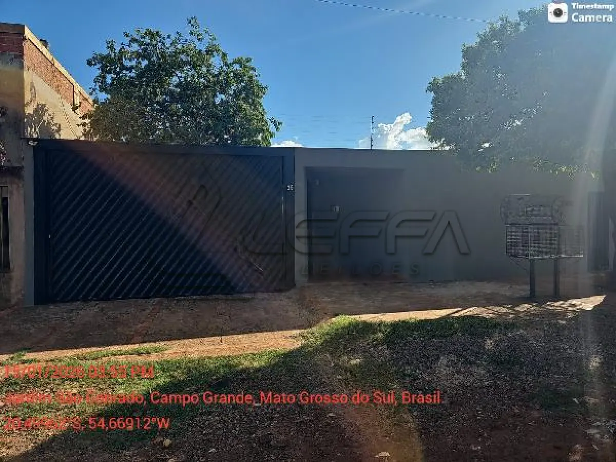 LOTE 141 - Casa / ESTADO: MS / CIDADE: CAMPO GRANDE / RES SAO CONRADO