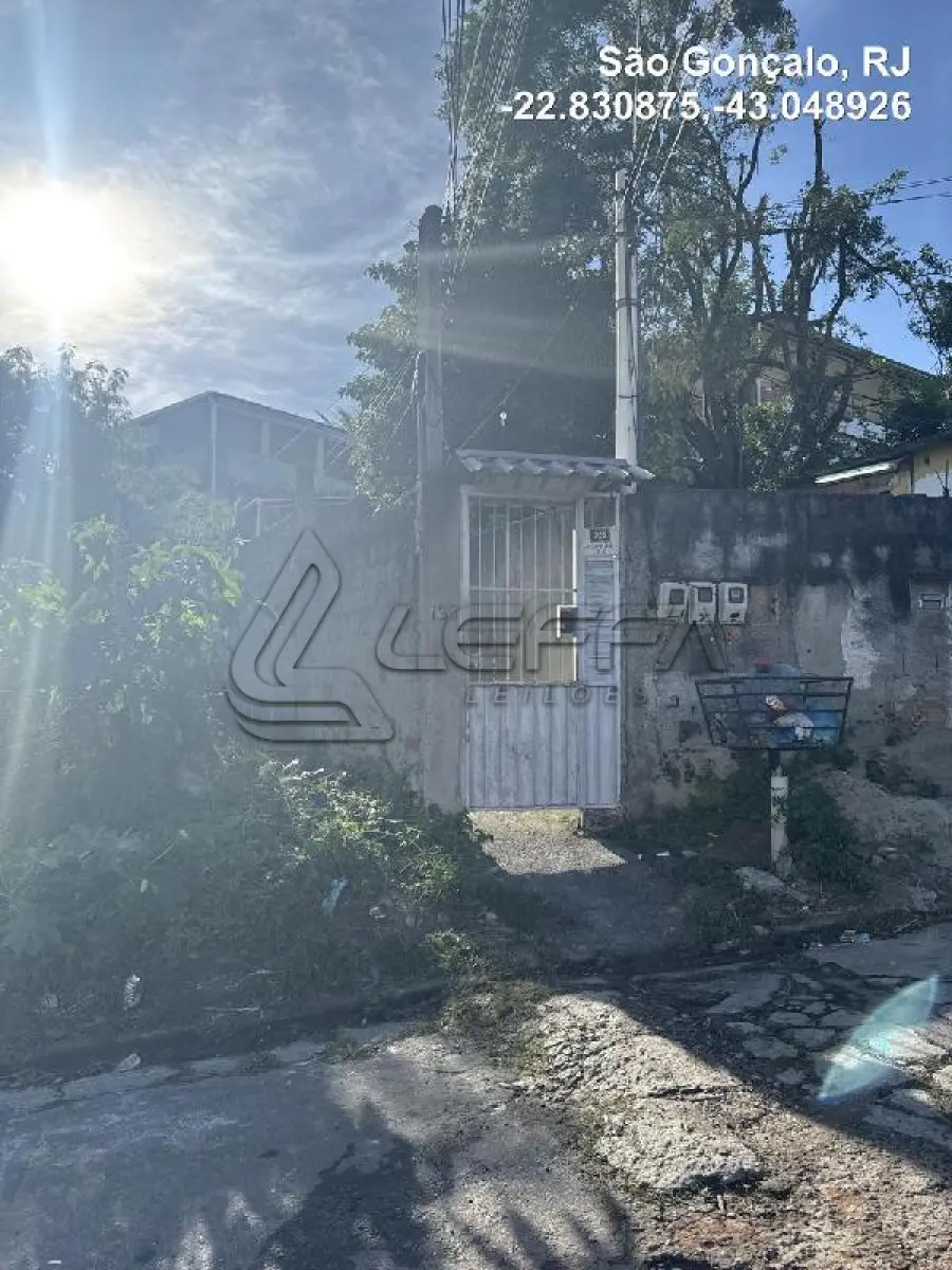 LOTE 322 - Casa / ESTADO: RJ / CIDADE: SAO GONCALO /
