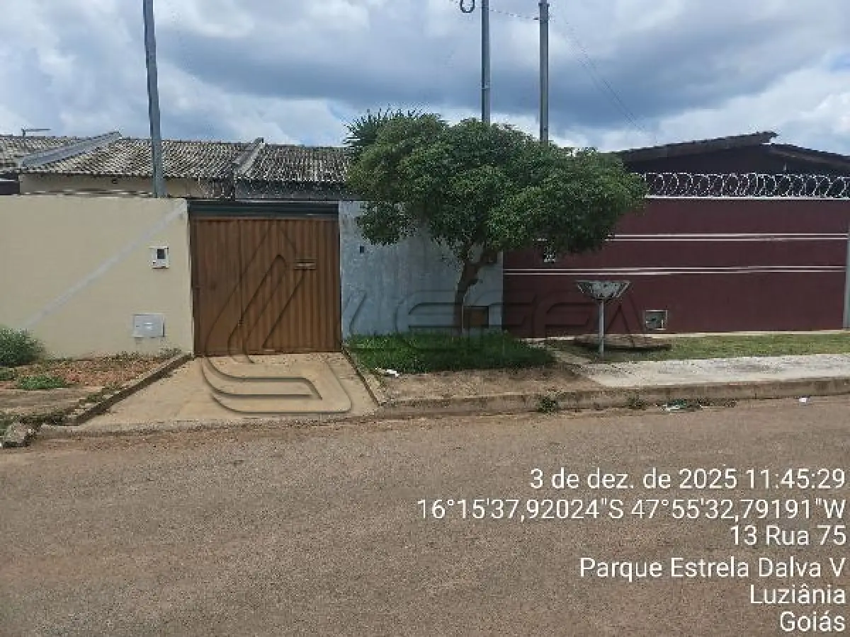 LOTE 061 - Casa / ESTADO: GO / CIDADE: LUZIANIA / LOT PQ ESTRELA DALVA V