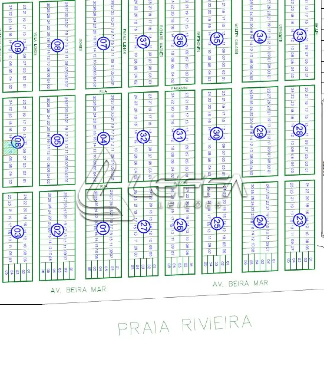 LOTE 001 - UM TERRENO URBANO, COM BENFEITORIAS, SITUADO NO LUGAR DENOMINADO PRAIA RIVIERA, NO MUNICÍPIO DE TORRES/RS