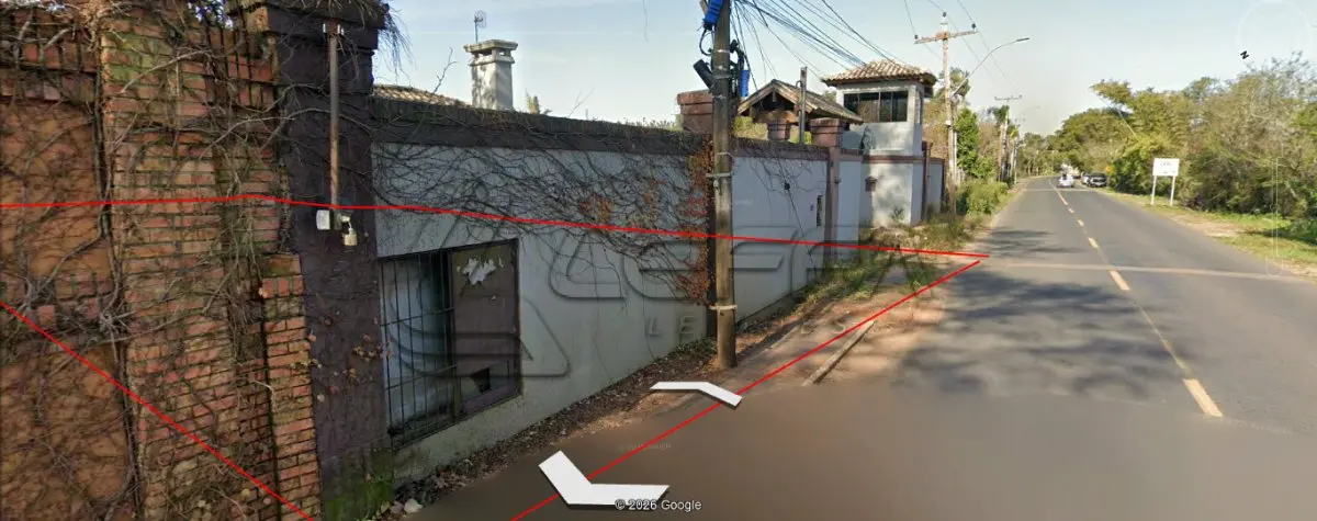 LOTE 001 - CHACARA DE 4.502,27M² EM ELDORADO DO SUL/RS, DESOCUPADA, COM EDIFICAÇÕES, ACESSO AO RIO JACUÍ COM POSSIBILIDADE DE REATIVAÇÃO DO PIER
