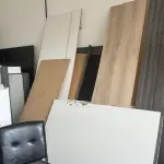 4 (QUATRO) MÓVEIS APOIO CAMA, MESA E BANHO