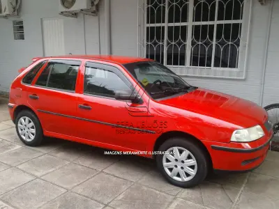 LOTE 005 - Gol 1.0 16V Vermelho Ano e Modelo 2000