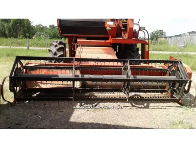 LOTE 001 - COLHEITADEIRA MF, MASSEY FERGUSON, MODELO E ANO 2005