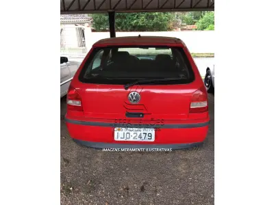 LOTE 005 - Gol 1.0 16V Vermelho Ano e Modelo 2000