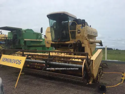 LOTE 003 - COLHEITADEIRA, NEW HOLLAND, ANO E MODELO 1996