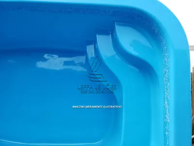 LOTE 004 - PISCINA DE 5,50 METROS COM CAPACIDADE DE 19.600 LITROS