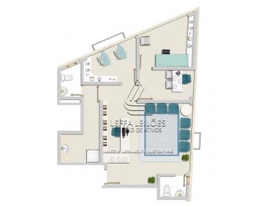 LOTE 003 - Sala Comercial 607 com 43,01 m² no Edifício San Martin em Porto Alegre/RS