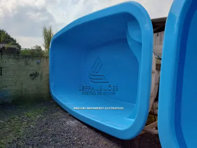 LOTE 005 - PISCINA DE 5,50 METROS COM CAPACIDADE DE 19.600 LITROS