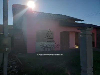 LOTE 001 - Casa de Alvenaria de dois Pavimentos, na rua Lourenço Mello, em Terra de Areia/RS