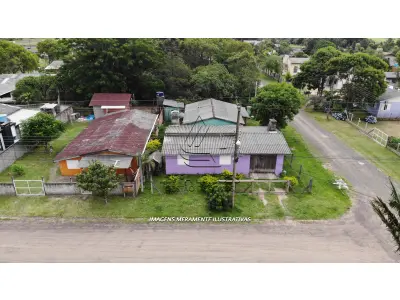 LOTE 001 - Terreno, com Edificação (Casa), no São Braz em Torres/RS