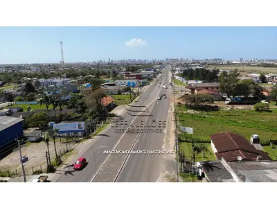 LOTE 001 - Terreno Urbano, com benfeitorias, na Avenida Castelo Branco, 2837, em torres/RS