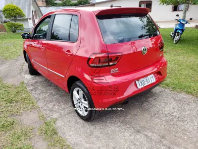 LOTE 001 - VEÍCULO VW/NOVO FOX HL MD, PLACAS IXD-5117, VERMELHO, ANO E MODELO 2016, ÚNICO DONO