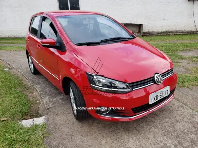 LOTE 001 - VEÍCULO VW/NOVO FOX HL MD, PLACAS IXD-5117, VERMELHO, ANO E MODELO 2016, ÚNICO DONO