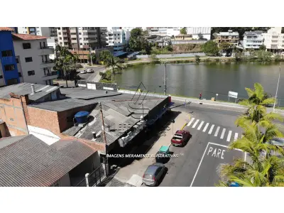 LOTE 001 - Imóvel Comercial na Beira da Lagoa, na Av José Maia Filho, em Torres/RS