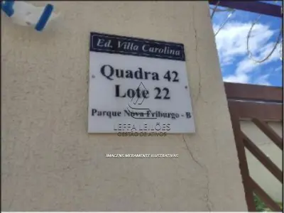LOTE 021 - Estado: GO / Cidade: CIDADE OCIDENTAL / ED VILLA CORALINA