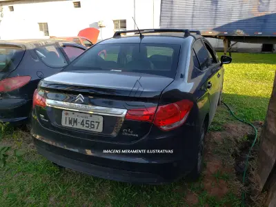 LOTE 001 - UM VEÍCULO I/CITROËN C4L A THP-EXCL, ANO 2013, MODELO 2014, PLACAS IWM-4567, COR PRETA, RENAVAM 1012462657