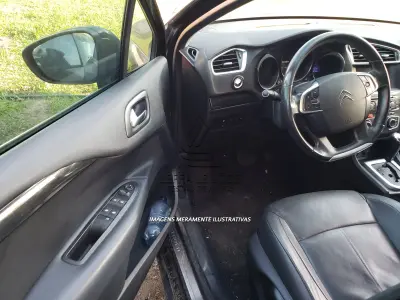 LOTE 001 - UM VEÍCULO I/CITROËN C4L A THP-EXCL, ANO 2013, MODELO 2014, PLACAS IWM-4567, COR PRETA, RENAVAM 1012462657