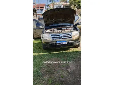 LOTE 001 - VEÍCULO RENAULT/DUSTER 1.6 E 4X2, PLACAS IUW-6G15, ANO 2013, MODELO 2014, COR VERDE, ÁLCOOL/GASOLINA, RENAVAM 586889973, CHASSI 93YHSR7P5EJ921727